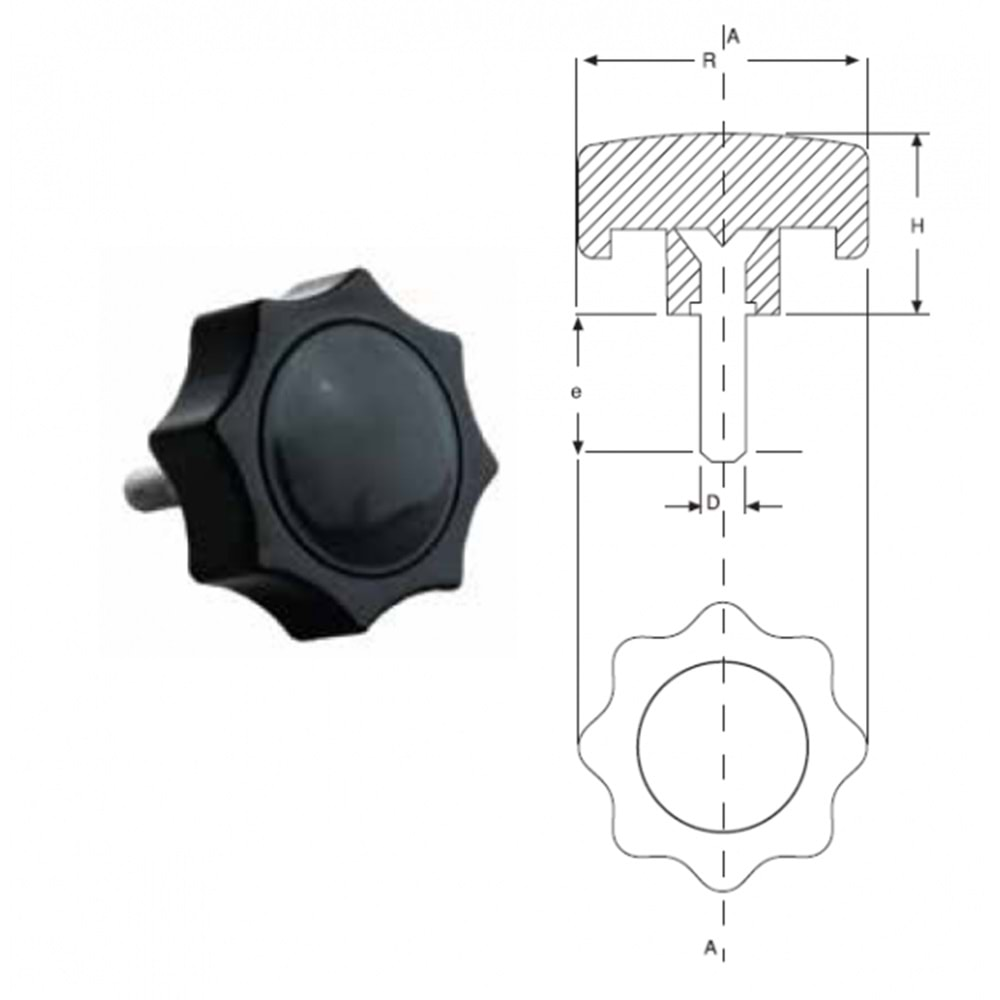 KELEBEK ELCİK CİVATALI / TUTAMAK - Q40-NO:2 M10*20